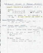 Linear Algebra textbook notes