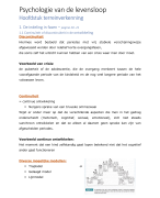 psychologie van de levensloop