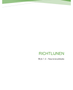 Richtlijnen Neurorevalidatie (blok 1.4)