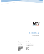 4696 Eindopdracht sensoriek