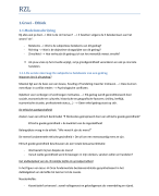 Samenvatting 2de jaar lerarenopleiding RZL