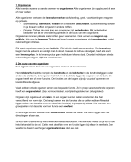 Samenvatting - Thema 1 - BiologieVoorJou - Mavo 3