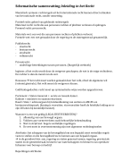 Schematische samenvatting Inleiding in het Nederlands Recht (ARW 1, RUG) 