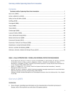 Summary articles Capturing Value from Innovation 2020-2021