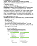 Summary Strategy & Innovation Management articles