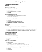 Samenvatting Nederlands literatuurgeschiedenis 