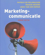 Samenvatting marketingcommunicatie De Pelsmacker, Geuens, Van Den Bergh