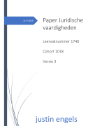 Paper Juridische vaardigheden+beoordelingsformulier cijfer 8.1!
