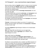 Biologie Havo 5: H9, 10, 11 Nectar