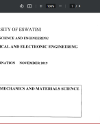 Past Exam Papers: Electrical and Electronic Engineering