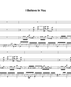 Full score, partituren, I Believe in You, Black Dub