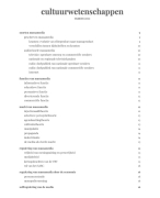 samenvatting cultuurwetenschappen examencommissie