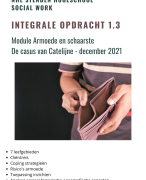 NHL Stenden Module Armoede en Schaarste - Periode 3 cliëntreis - Integrale Opdracht 1.3 - Geslaagd december 2021