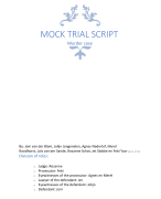 mocktrail - murder case