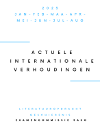 Literatuuropdracht geschiedenis januari-augustus 2025