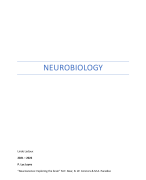 Neurobiology Luc Leyns 2021-2022 VUB