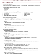Samenvatting: Psychologie en psychomotoriek/fase 2 Logopedie en audiologie 