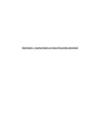 Statistiek I: VUB 2022