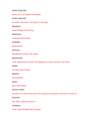 Uitgebreide lijst met de betekenis woorden ademhaling, botten, urine, zicht. 