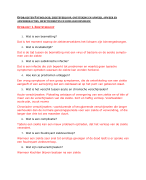 Uitgebreide oefenvragen c.q. samenvatting anatomie-pathologie  over ziekteverloop, ontsteking en afweer, afweer en afweerreactie, infectieziekten en huidaandoeningen