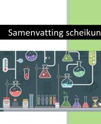 Samenvatting scheikunde vwo 3 tot vwo 6