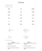 Samenvatting en oefenvragen chemie 6ASO semester 2