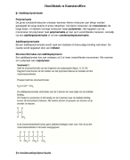 Samenvatting Scheikunde Chemie Overal H11 Kunststoffen HAVO 4/5