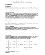 Samenvatting Scheikunde Chemie Overal H12 Chemie van het leven HAVO 4/5