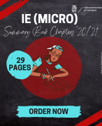 Introduction to Economics, Summary Micro (RUG)