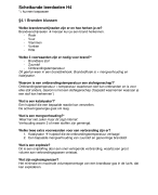 Scheikunde Leerdoelen H4 VWO 3 - Chemie