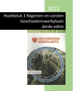 Geschiedeniswerkplaats hoofdstuk 3 Regenten en vorsten vwo 2