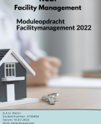NCOI Geslaagde moduleopdracht Facility Management (cijfer 9 met feedback) - Feb 2022