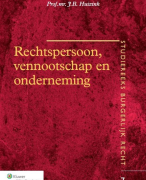 Samenvatting Rechtspersoon, vennootschap en onderneming