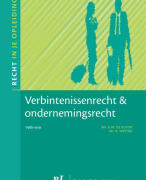 Samenvatting Verbintenissenrecht en ondernemingsrecht