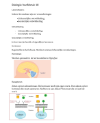 Biologie hoofdstuk 10 Je verandert!