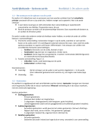 Aardrijkskunde Systeem Aarde H1 t/m H4