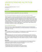 Samenvatting Voedingsleer Leerjaar 1, Periode 2