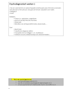 Psychodiagnostische werken 1
