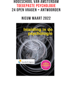 NTI Gezondheidspsychologie Tentamenvoorbereiding - Samenvatting alle kernbegrippen alle colleges van 2022 - Toegepaste Psychologie