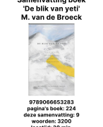 Samenvatting De Blik Van Yeti - M van den Broeck - Over de zin en onzin van multiculturalisme