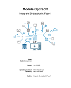 Eindopdrachten NCOI HBO Bachelor Informatica - Incl. Feedback