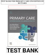 Buttaro: Primary Care: A Collaborative Practice, 6th Edition Test Bank