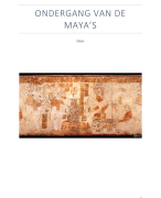 Geschiedenis scriptie ondergang van de Maya's 