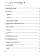KVS C2 Gastro-enterologie B Samenvatting