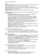 Samenvatting H1 en H2 Basisboek Bedrijfseconomie 