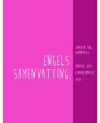 Engels samenvatting examencommissie 3ASO vakfiche 2022