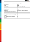 Paper Internationaal Onderzoek Pedagogiek - Beoordeeld met een 7,3