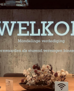Presentatie mondelinge verdediging (Master Management, Cultuur & Verandering, MCC)