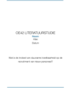 OE42 Literatuurstudie InHolland 