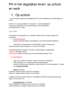Persoonlijkheidspsychologie les 10: school en werkprestatie 